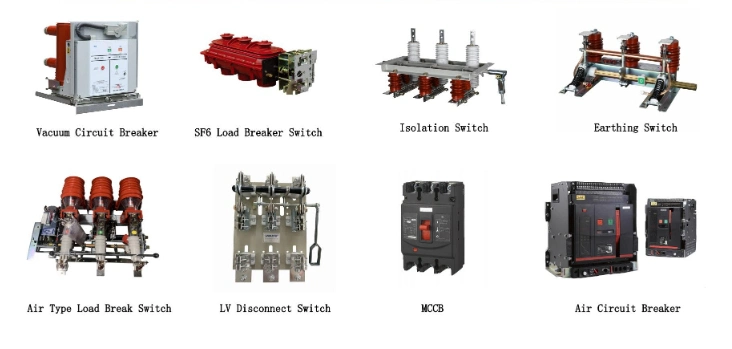 33kv Vacuum Circuit Breaker Drawer Type Vcb 630A 1250A